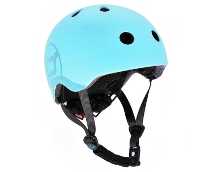 Kask i ochraniacz Scoot & Ride Kask Ochronny S-M dla dzieci 3+ Blueberry